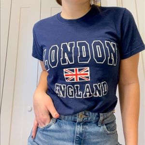 Retro London England T-Shirt
